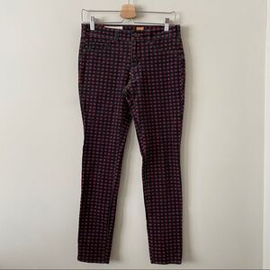 Anthro “Plicro & Letterpress” Serif Skinny Pants